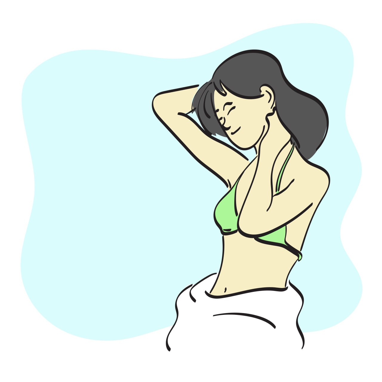 가슴축소수술 유방 비교 설명 이미지 비너스의원