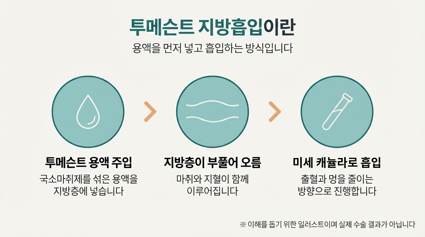 엉덩이축소 지방흡입 수술 전후 라인 변화 비교