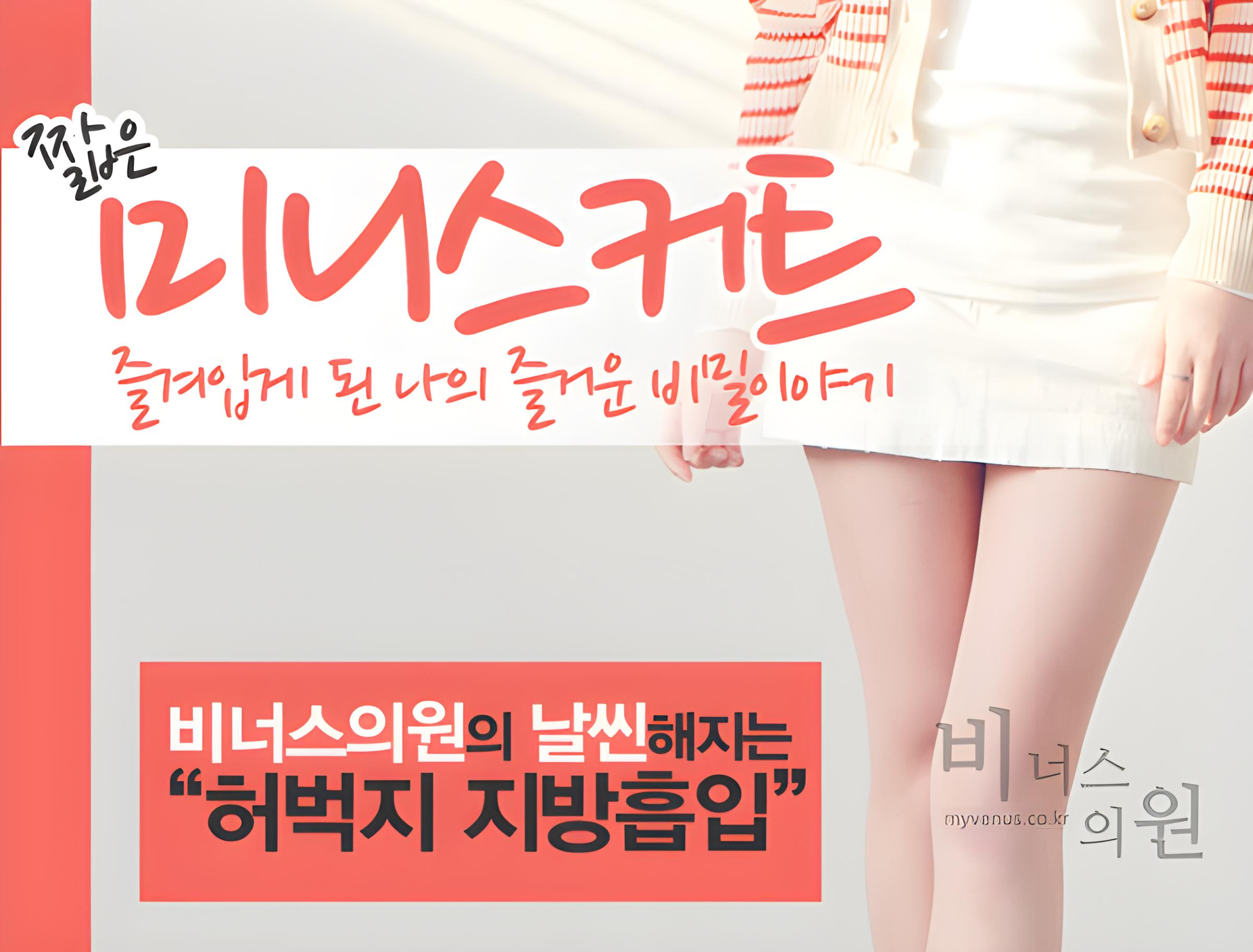 허벅지 지방흡입 수술 이미지 - 부위별 접근 설명